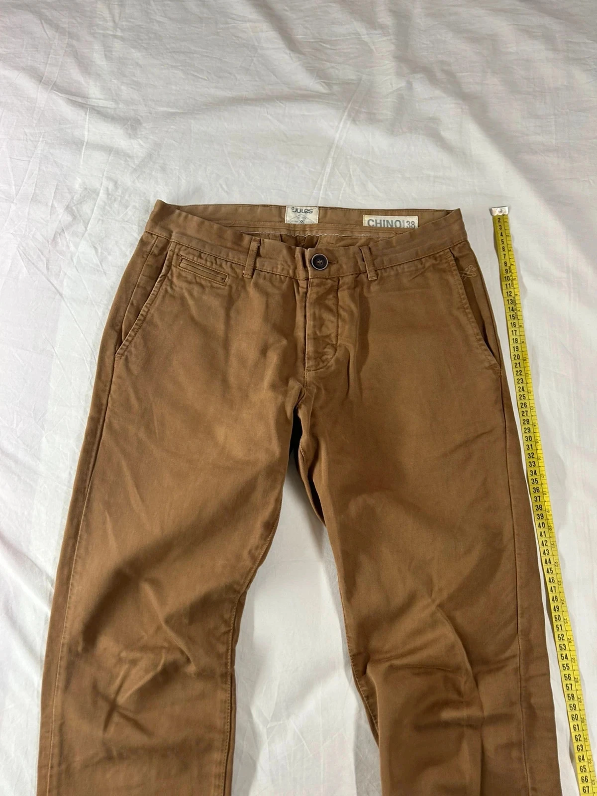 Chino beige marron Jules – photo 2